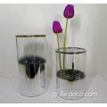 Κύλινδρος Clear Glass Tabletop Vase Centerpiece Γάμου